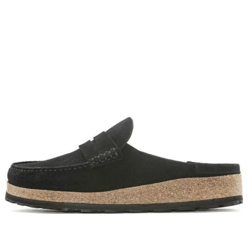 Birkenstock Naples Suede Leather 'Black' 1024880 sold by KicksCrew