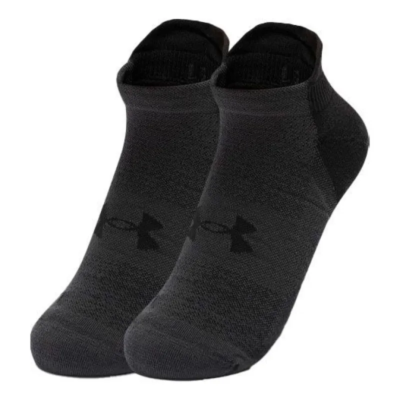 Under Armour Armour Dry Run No Show Short Socks 'Black Jet Grey' 1361164-001 sold by KicksCrew