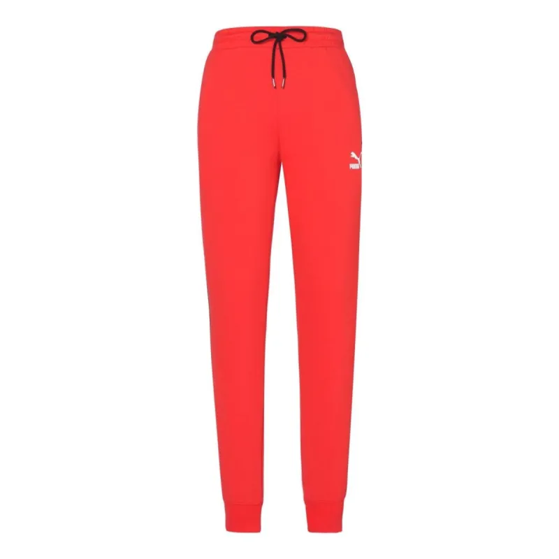 Puma Sport Track Pants 'Red White' 598136-11 sold by KicksCrew