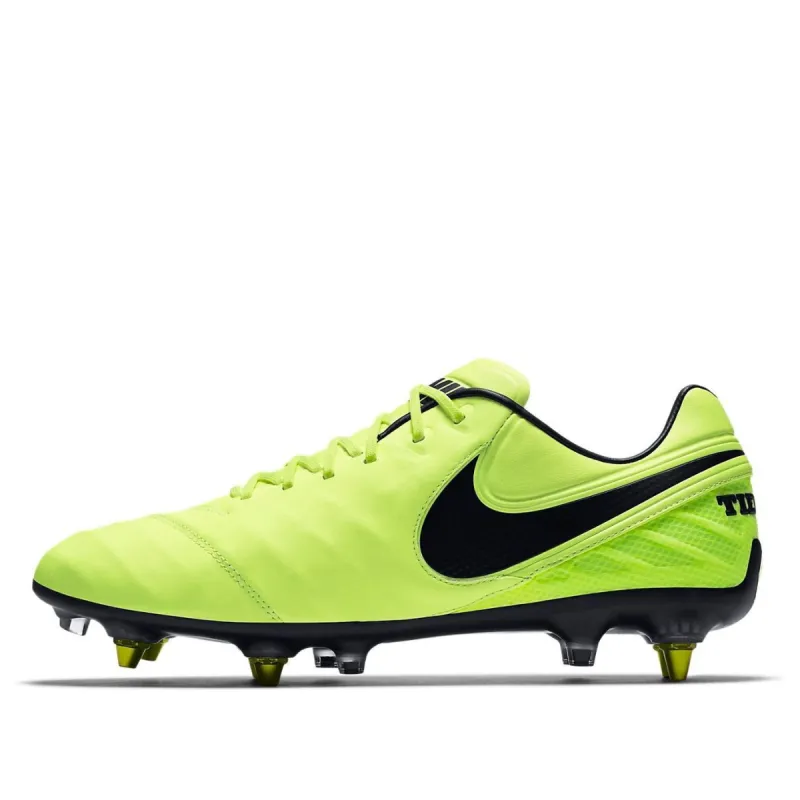 Nike Tiempo Legend 6 SG Pro AC 'Volt Black' 869483-707 sold by KicksCrew
