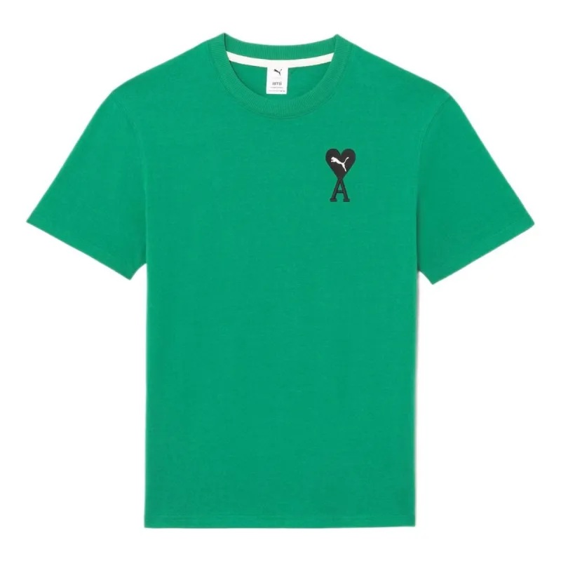 Puma x AMI Graphic T-Shirt 'Green' 534070-96 sold by KicksCrew