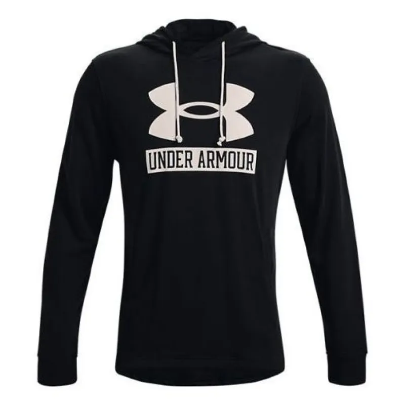 Under Armour Rival Terry Logo Hoodie 'Black' 1370390-001 sold by KicksCrew