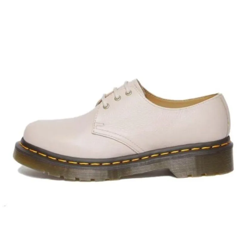 Dr. Martens 1461 Virginia Leather Shoes 'Vintage Taupe' 30923348 sold by KicksCrew