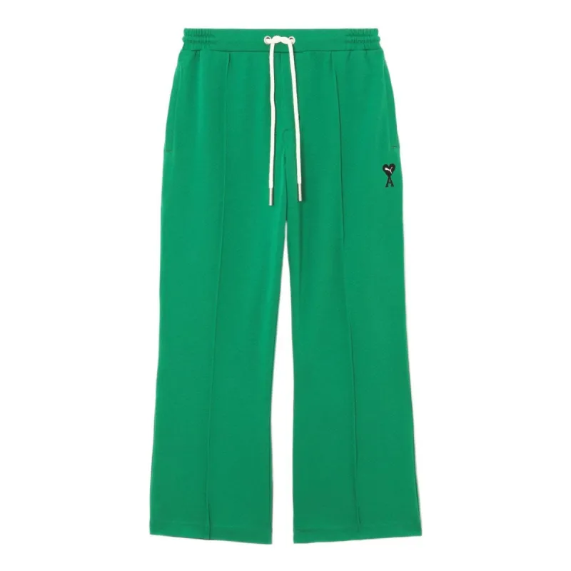 Puma X AMI Wide Leg Pants 'Green' 534068-96 sold by KicksCrew
