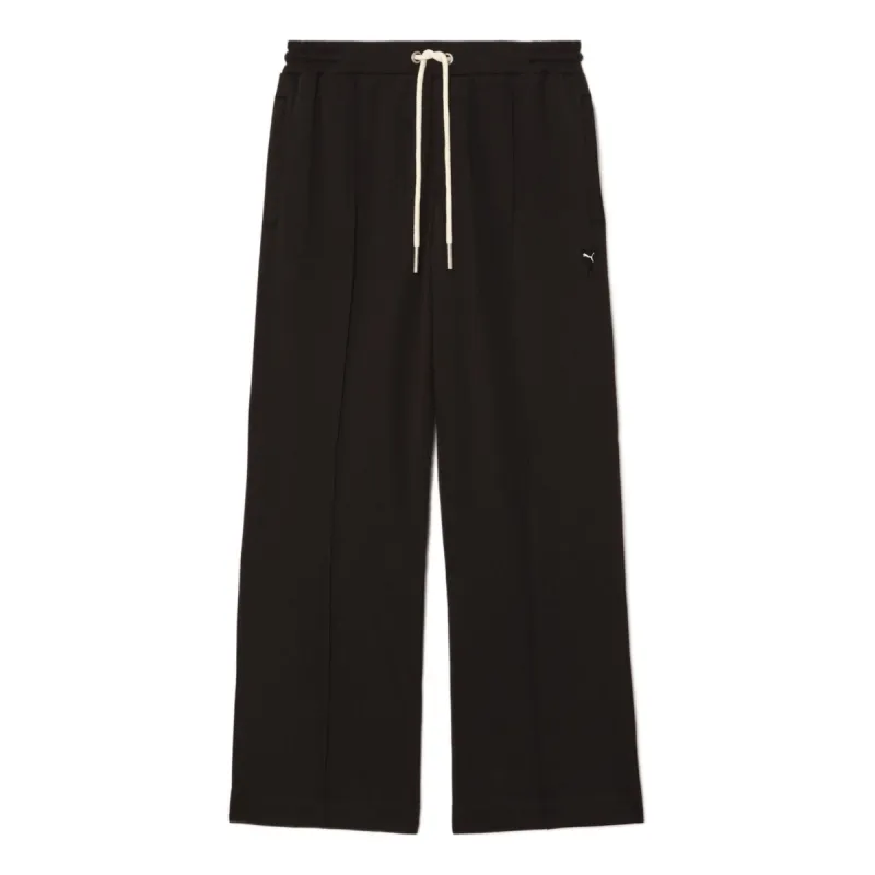 Puma X AMI Wide Leg Pants 'Black' 534068-01 sold by KicksCrew
