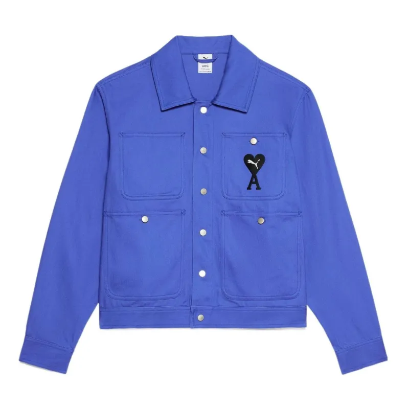 Puma X AMI Jacket 'Blue' 534065-93 sold by KicksCrew