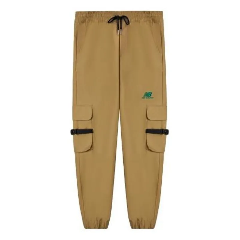 New Balance Cargo Pants 'Khaki Black' AMP11310-BEI sold by KicksCrew