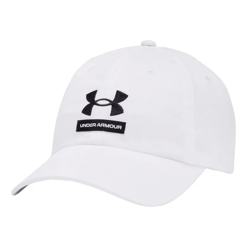 Under Armour Branded Hat 'White Black' 1369783-100 sold by KicksCrew