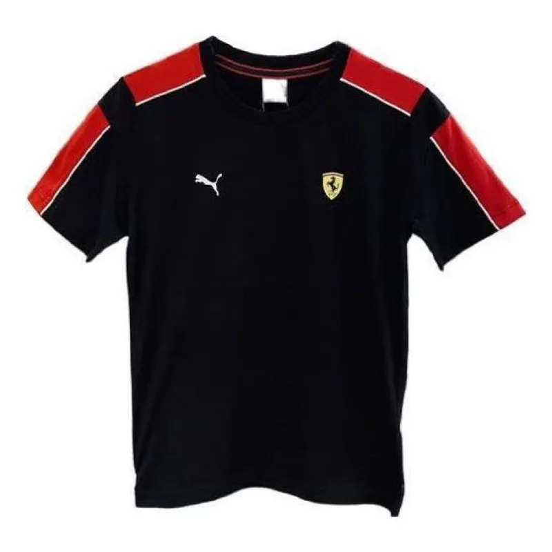 Puma Scuderia Ferrari Race T7 Tee 'Black White Red' 597946-02 sold by KicksCrew