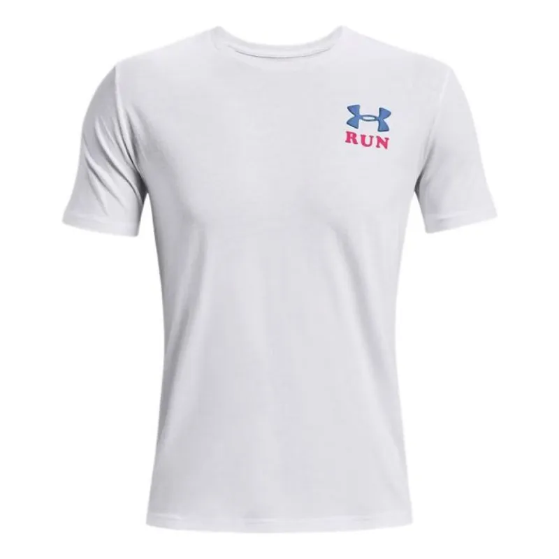 Under Armour Keep Run Graphic T-shirt 'White' 1369406-100 sold by KicksCrew