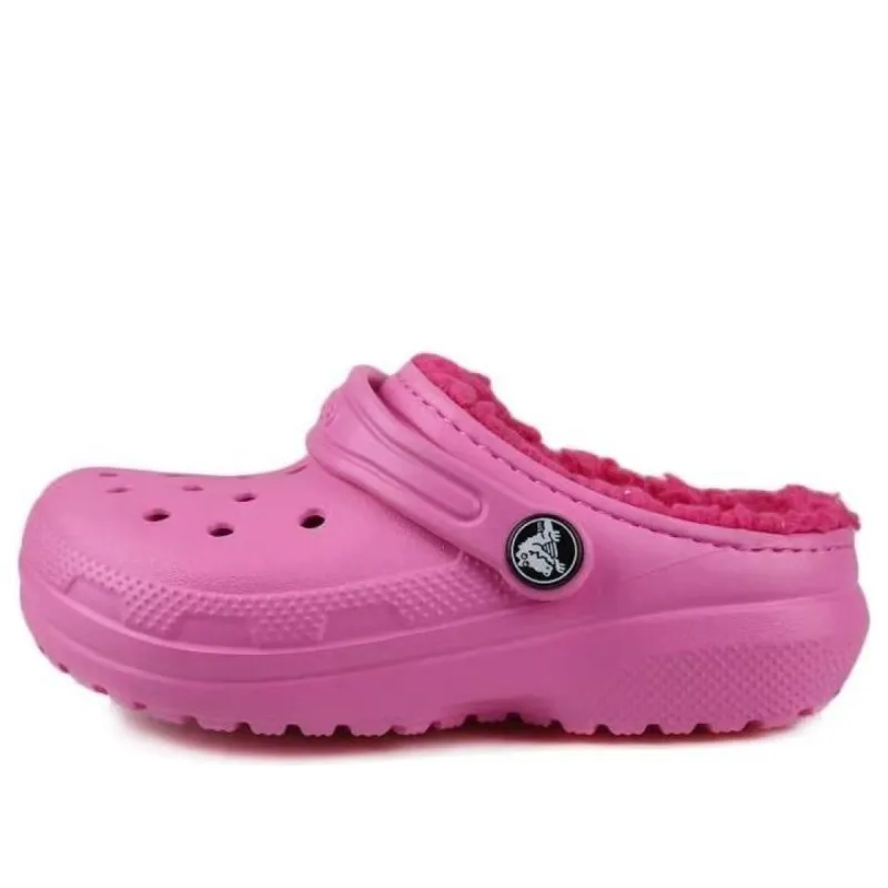(GS) Crocs Classic Lined Round Toe Clogs 'Pink' 203506-6LA sold by KicksCrew
