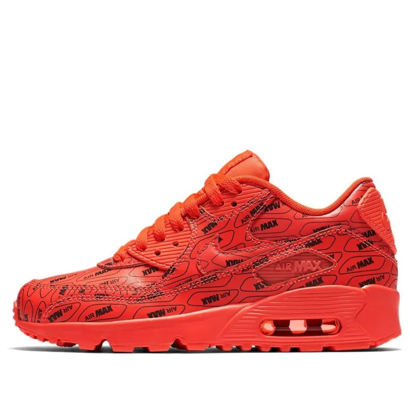 (GS) Nike Air Max 90 SE 'All Over Logo' 859560-600 sold by KicksCrew