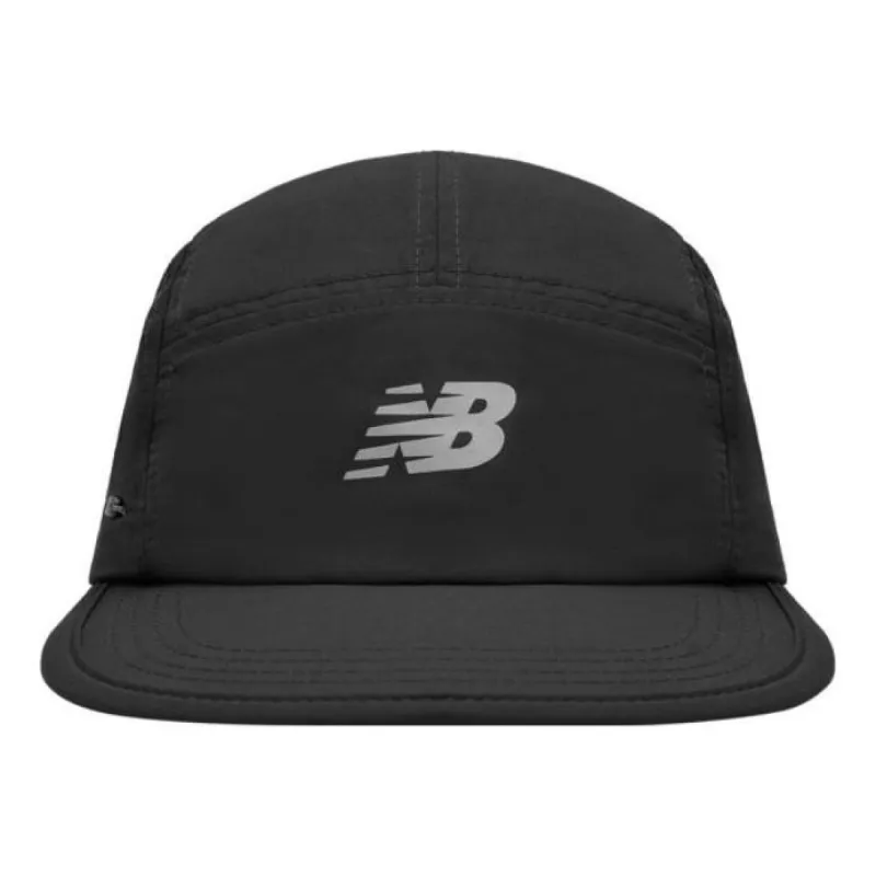 New Balance Logo Running Stash Hat 'Black' LAH03007-BK sold by KicksCrew
