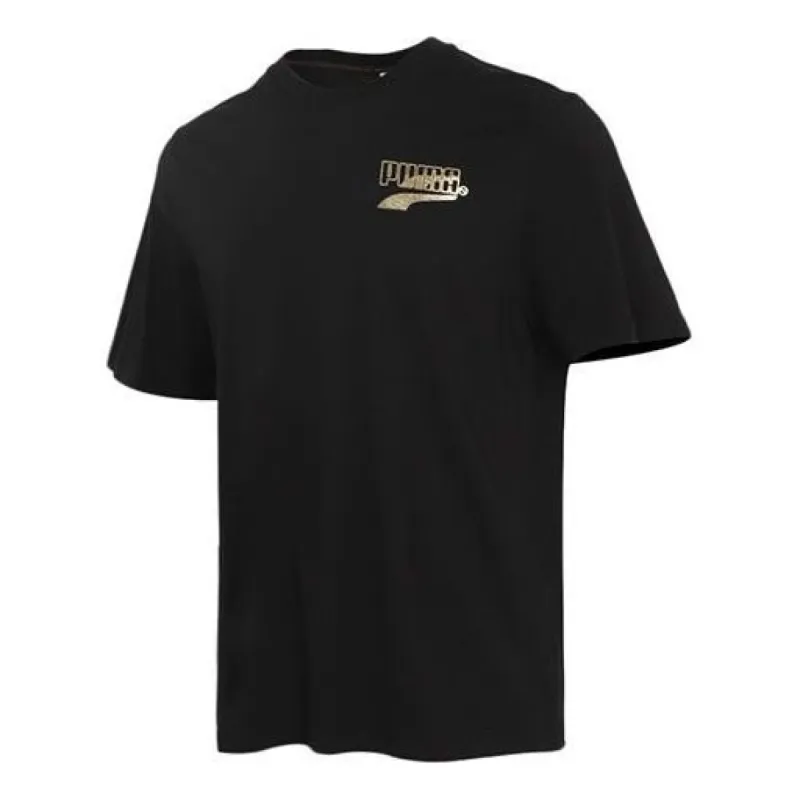 Puma Team Graphic T-Shirt 'Black' 532704-01 sold by KicksCrew