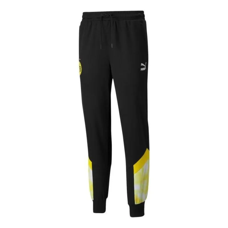 Puma Bvb Iconic Mcs Mesh Track Pants Logo 'Black' 765042-02 sold by KicksCrew