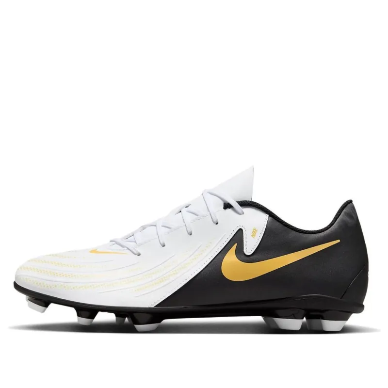 Nike Phantom GX 2 Club MG Low-Top Football Boot 'White Black Gold' FJ2557-100 sold by KicksCrew