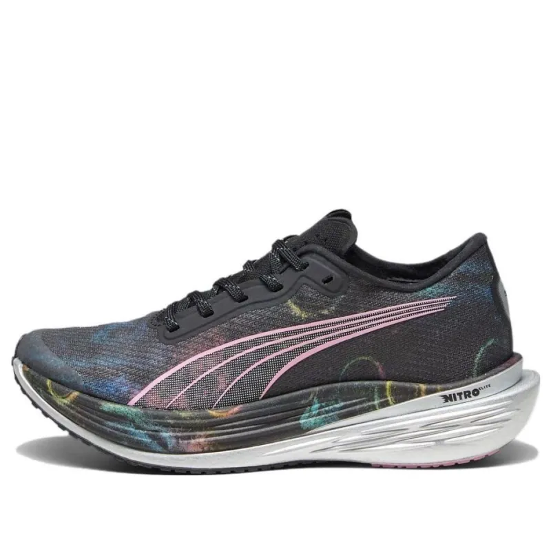(WMNS) PUMA Deviate Nitro Elite 2 Marathon Series Sneakers 'Black Pink' 378454-01 sold by KicksCrew