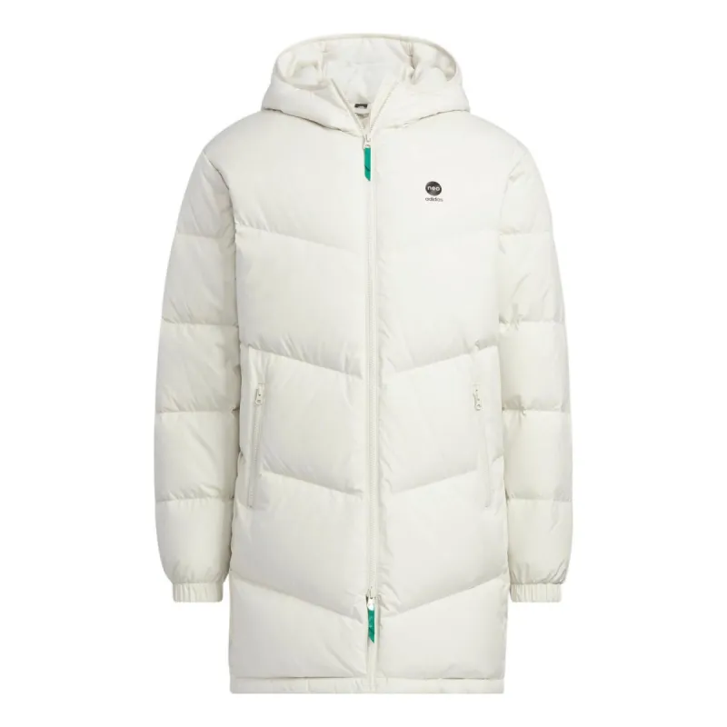 Adidas Neo Essentails Down Jackets 'White' HN4788 sold by KicksCrew