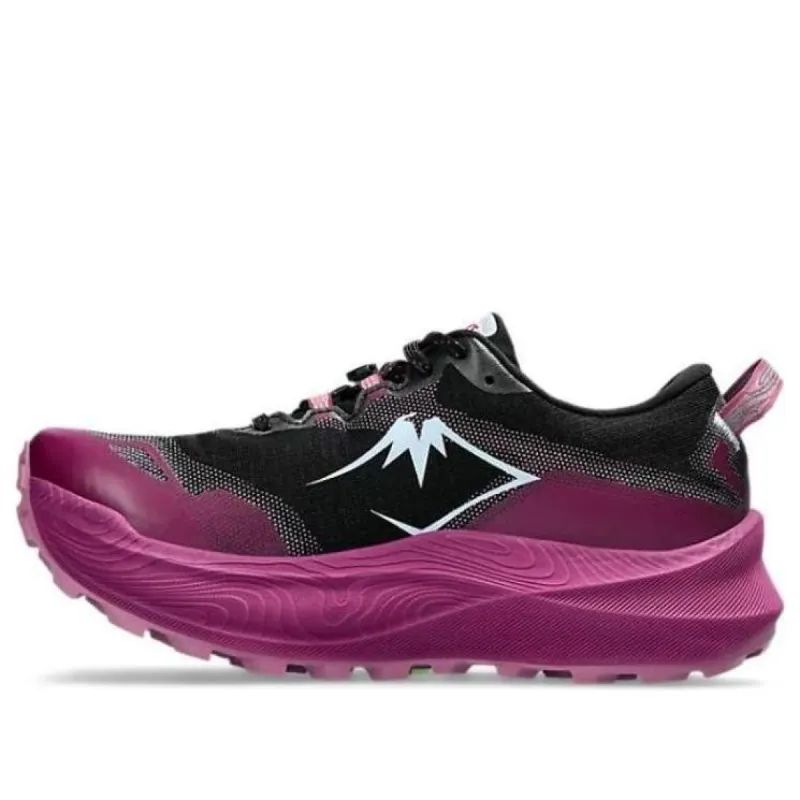 (WMNS) ASICS Trabuco Max 3 'Black Dark Fuchsia' 1012B606-001 sold by KicksCrew