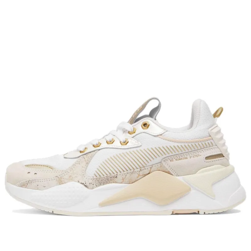 (WMNS) PUMA Rs-X Glimmer Sneakers 'White Beige' 397089-01 sold by KicksCrew