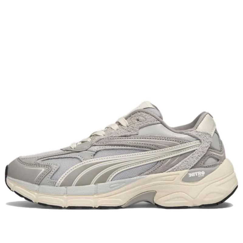 (WMNS) PUMA Teveris Nitro Tonal Sneakers 'Ash Grey Silver' 395119-01 sold by KicksCrew