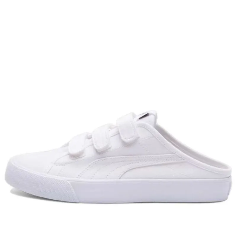 (WMNS) PUMA Bari Mule Sherpa Shoes 'White' 394289-01 sold by KicksCrew