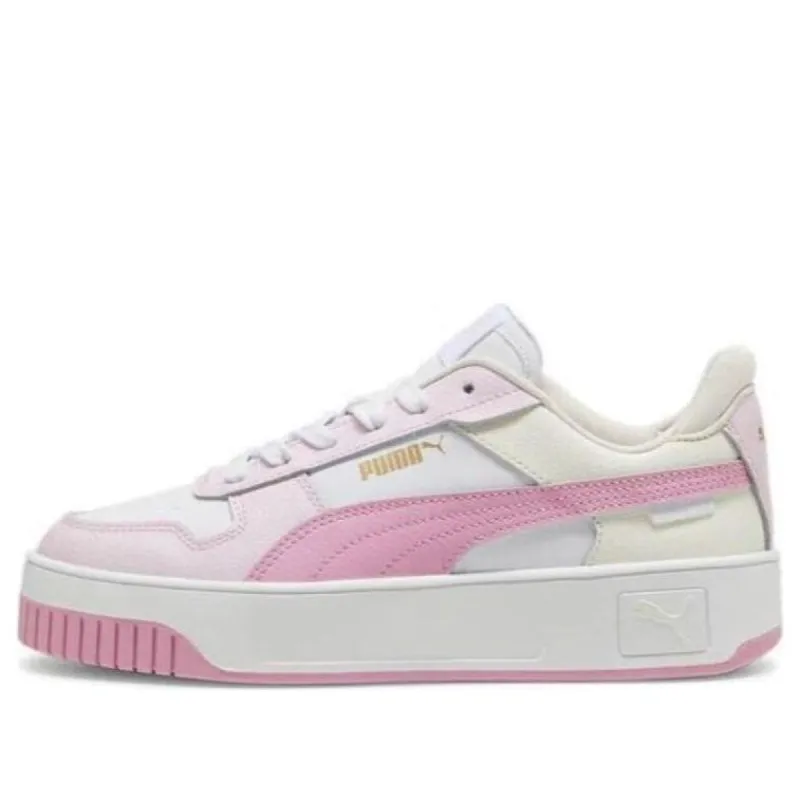 (WMNS) PUMA Carina Street Shoes 'White Pink' 389390-22 sold by KicksCrew