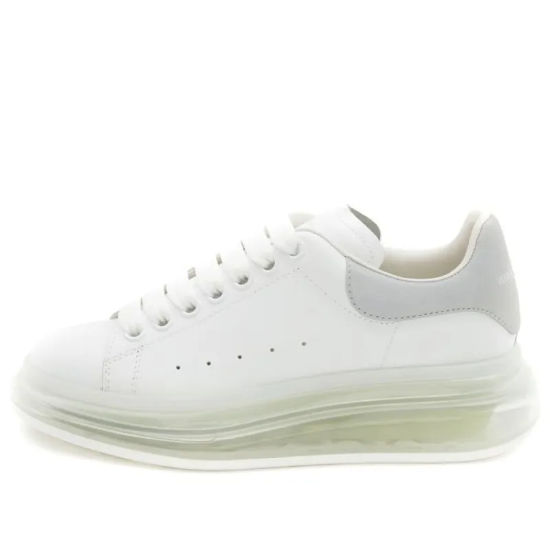 (WMNS) Alexander McQueen Air Bubble Wedge Sole Oversized Sneaker 'White Grey' 666892WIA4T9058 sold by KicksCrew