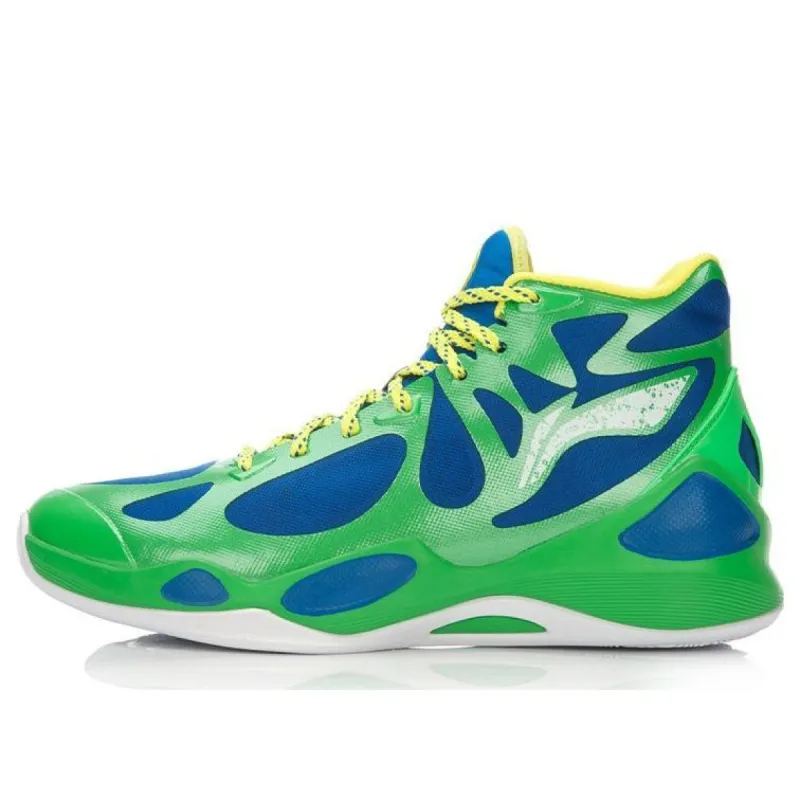 Li-Ning Sonic 4 High 'Green Blue Yellow' ABPL011-3 sold by KicksCrew