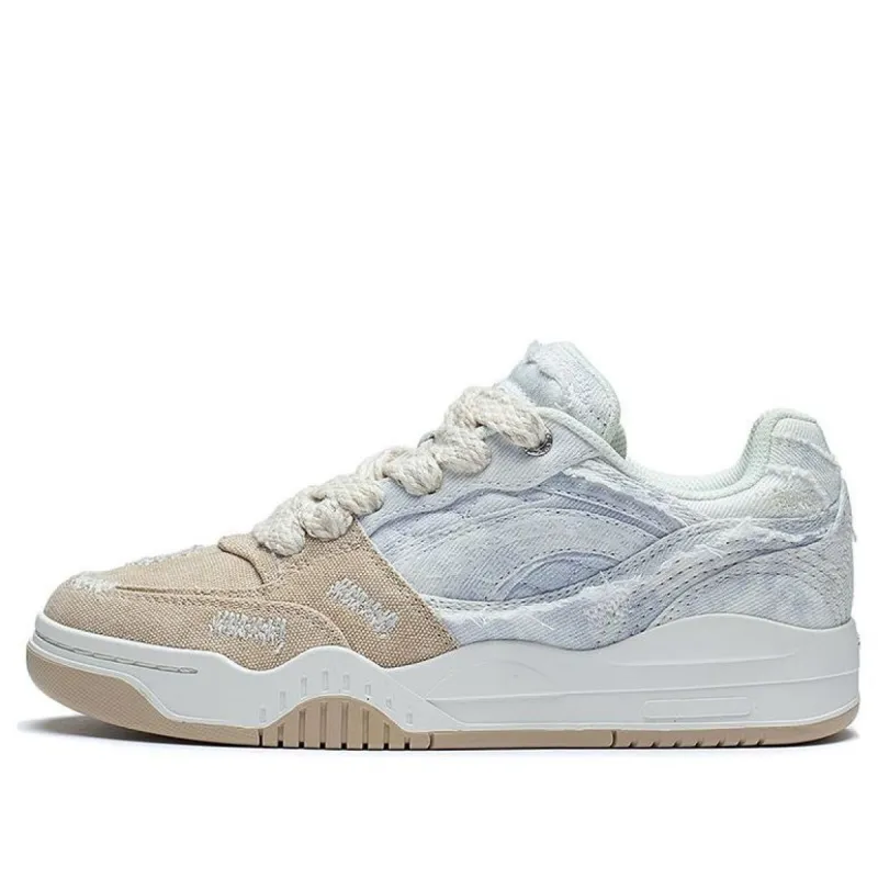 (WMNS) Li-Ning Moon White 'Grey Tan' AGCS427-6 sold by KicksCrew
