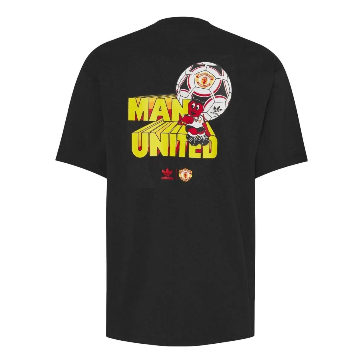 adidas Original Manchester United Graphic Tee 'Black' HP0447