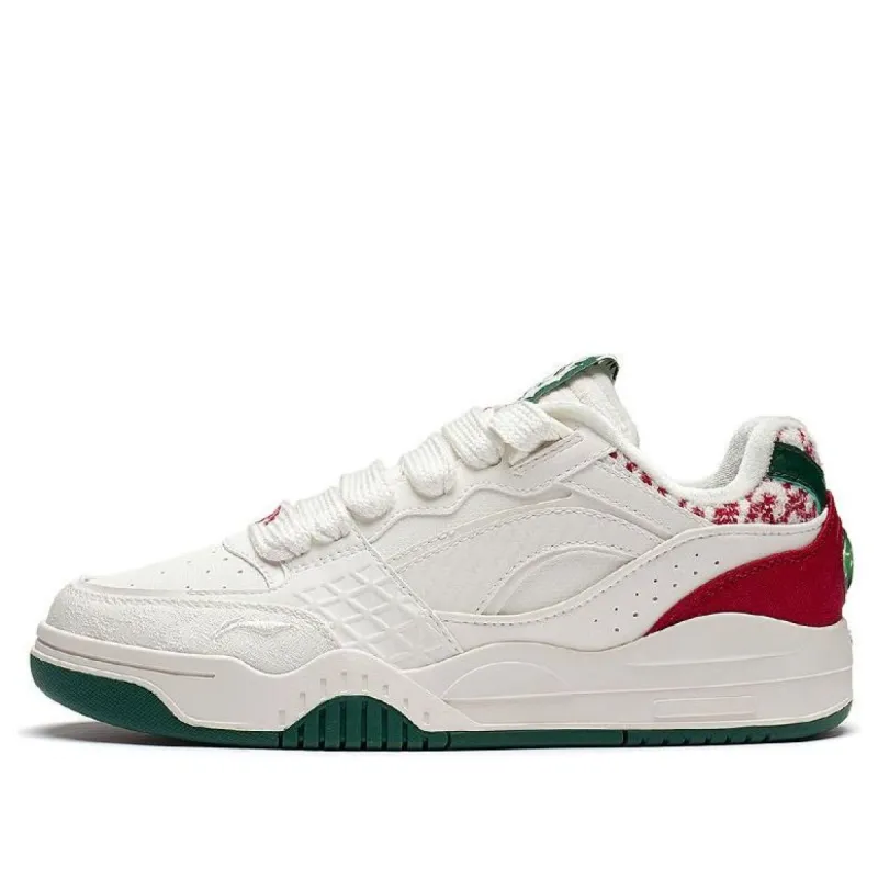 (WMNS) Li-Ning Moon White 'White Red Green' AGCS427-8 sold by KicksCrew