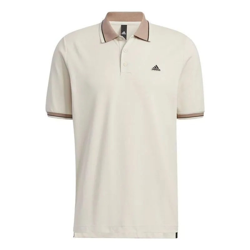 Adidas Training Casual Short Sleeve Polo Shirt Tennis 'Beige' HS4392 sold by KicksCrew