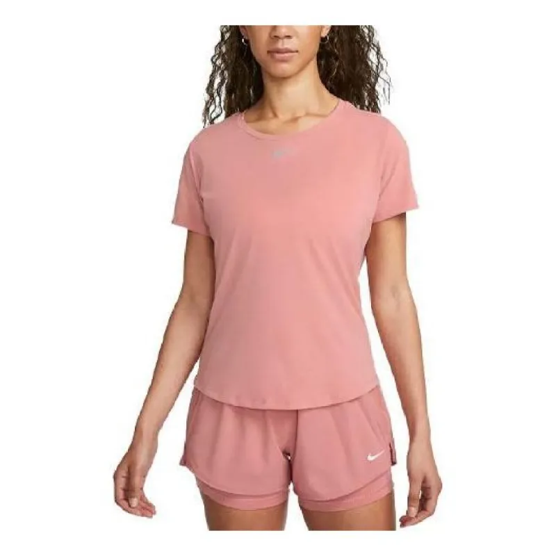 (WMNS) Nike Dri-FIT One Luxe T-shirt 'Pink' DD0619-618 sold by KicksCrew