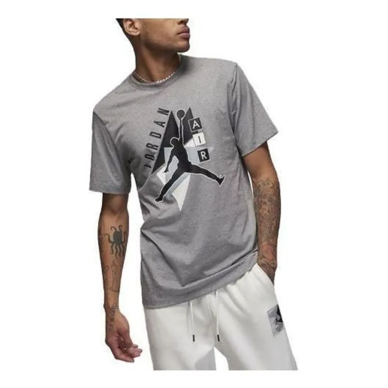 Air Jordan Brand Jumpman Logo T-Shirt 'Carbon Heather' FD7031-091 sold by KicksCrew