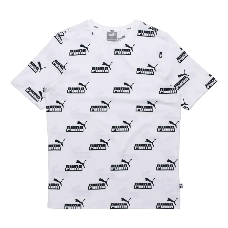 Puma AOP T-Shirt 'White' 855984-02 sold by KicksCrew