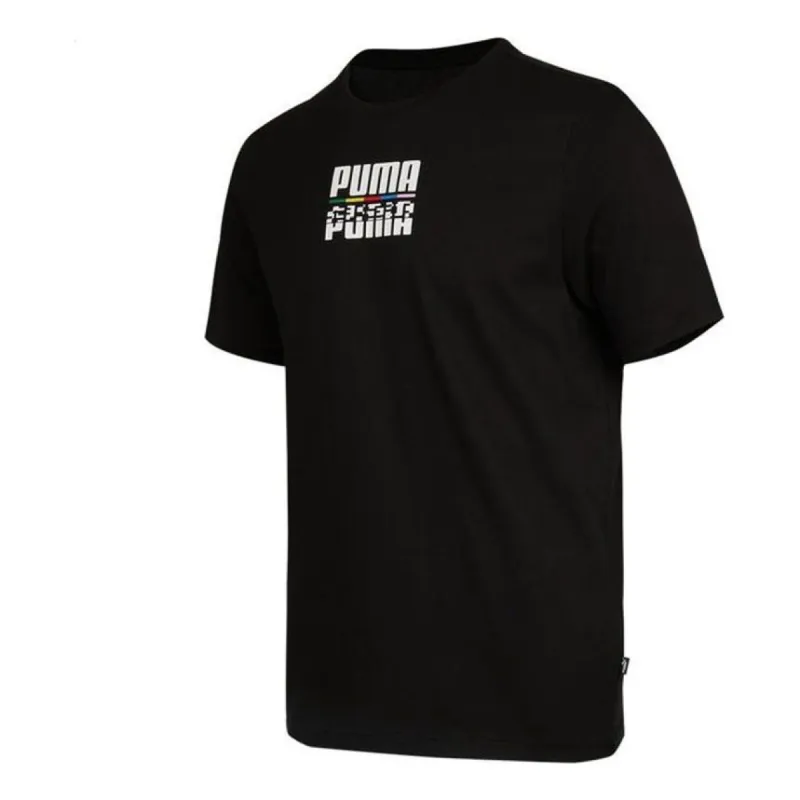 Puma Core International T-Shirt 'Black' 855977-01 sold by KicksCrew