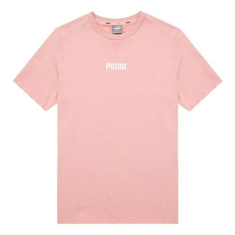 Puma Basic Logo T-Shirts 'Pink' 849593-24 sold by KicksCrew
