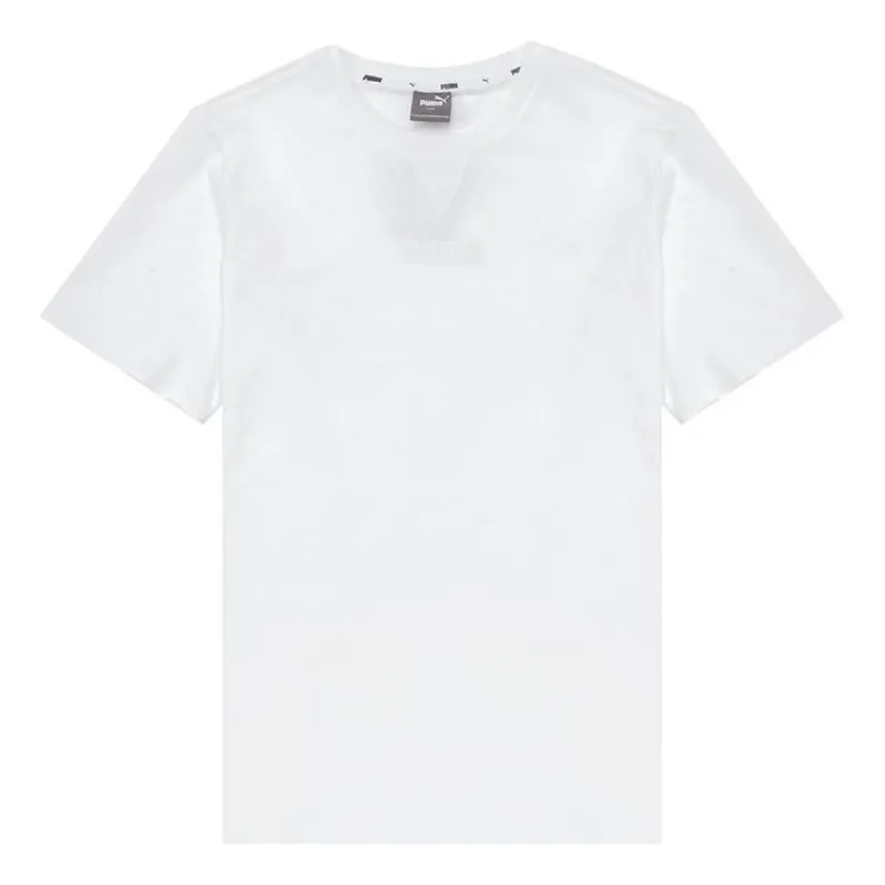 Puma Basic Logo T-Shirts 'White' 849593-02 sold by KicksCrew