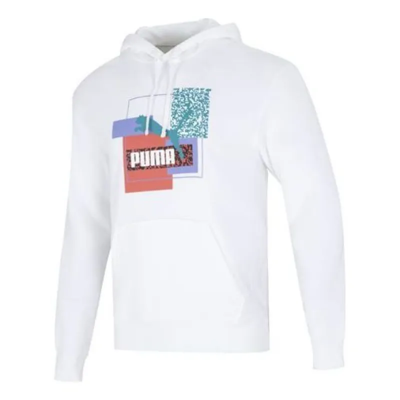 Puma Brand Love TR Logo Hoodie 'White' 537851-02 sold by KicksCrew
