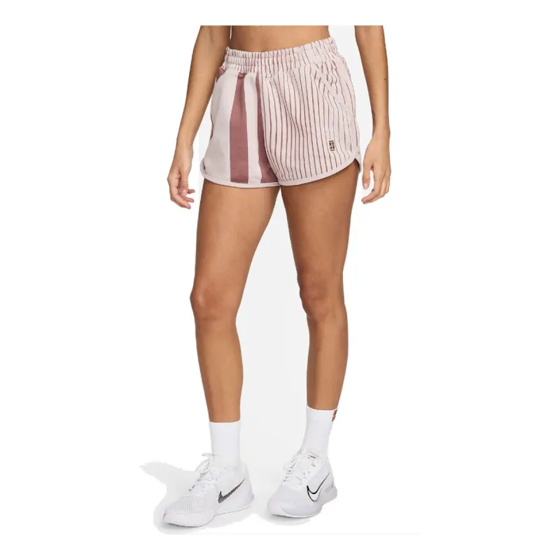 (WMNS) NikeCourt Heritage Dri-FIT Printed Tennis Shorts 'Platinum Violet' FD6544-019 sold by KicksCrew