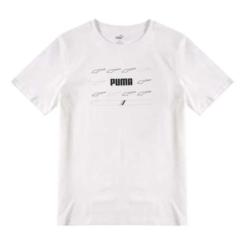 Puma Graphic T-Shirts 'White' 849571-02 sold by KicksCrew
