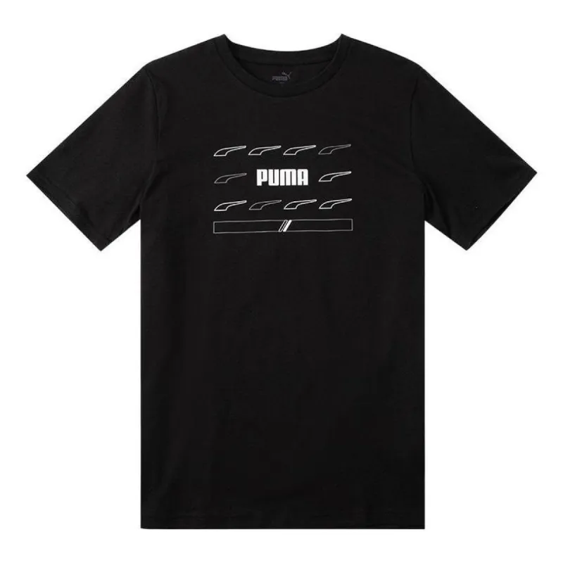 Puma Graphic T-Shirts 'Black' 849571-01 sold by KicksCrew