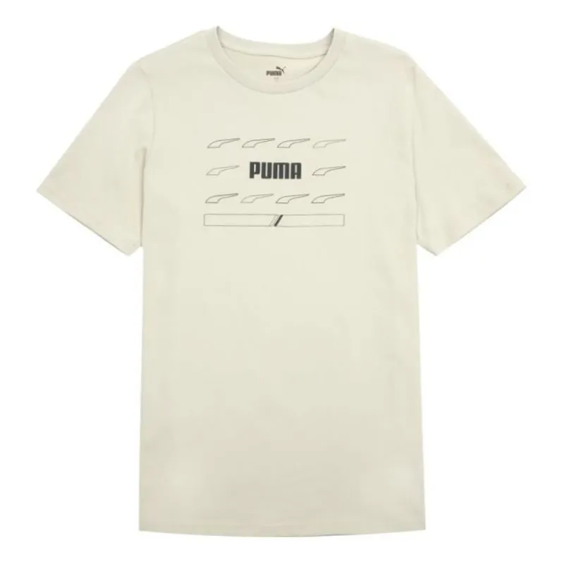 Puma Graphic T-Shirts 'Beige' 849571-64 sold by KicksCrew