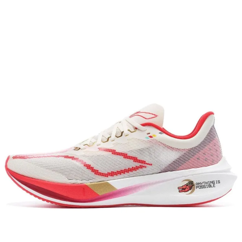 Li-Ning FeiDian Challenger 3.0 'White Red' ARMT037-26 sold by KicksCrew