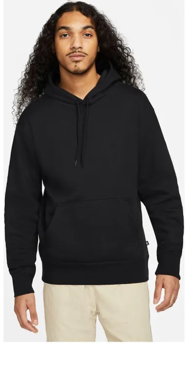 Nike SB Big Swoosh Logo Pullover Hoodie 'Black' CW5615-010 sold by KicksCrew