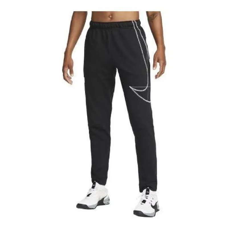 Nike Dri-FIT Fleece Tapered Running Pants 'Black' DQ6614-010 sold by KicksCrew