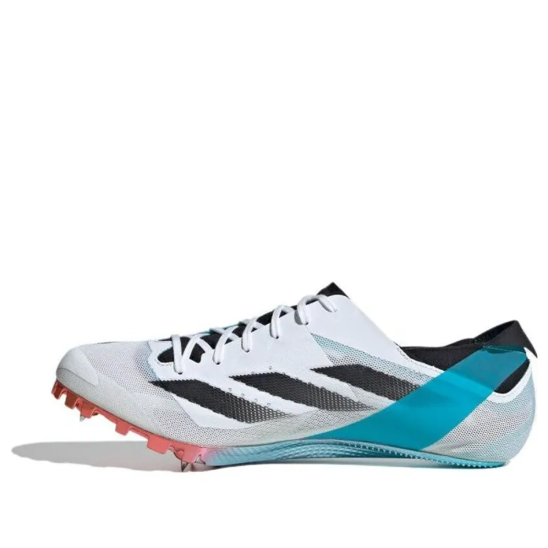 Adidas Adizero Finesse Track and Field Shoes 'White Black Blue Pink' IE2770 sold by KicksCrew