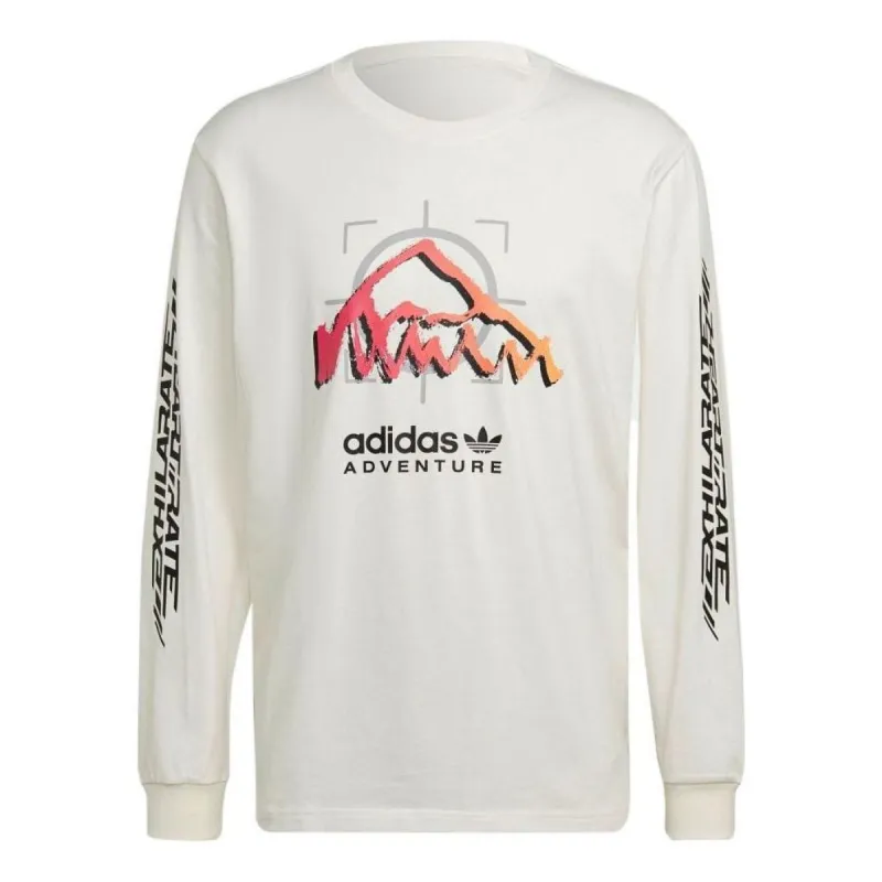 adidas Original Adventure Ride Long Sleeve Tee 'White' HP1103 sold by KicksCrew