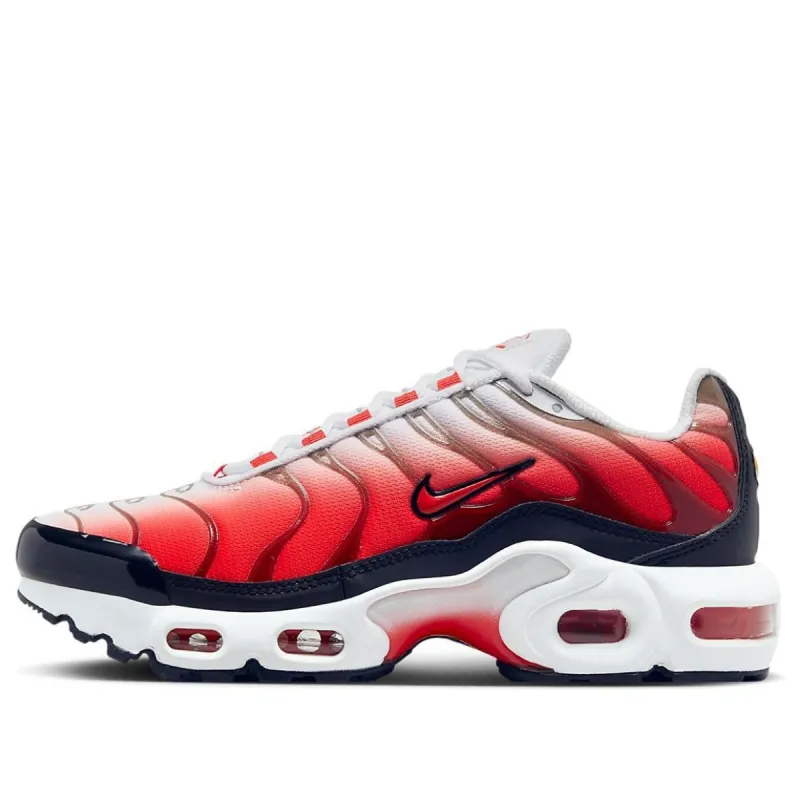 (GS) Nike Air Max Plus 'White Light Crimson' FD9768-100 sold by KicksCrew
